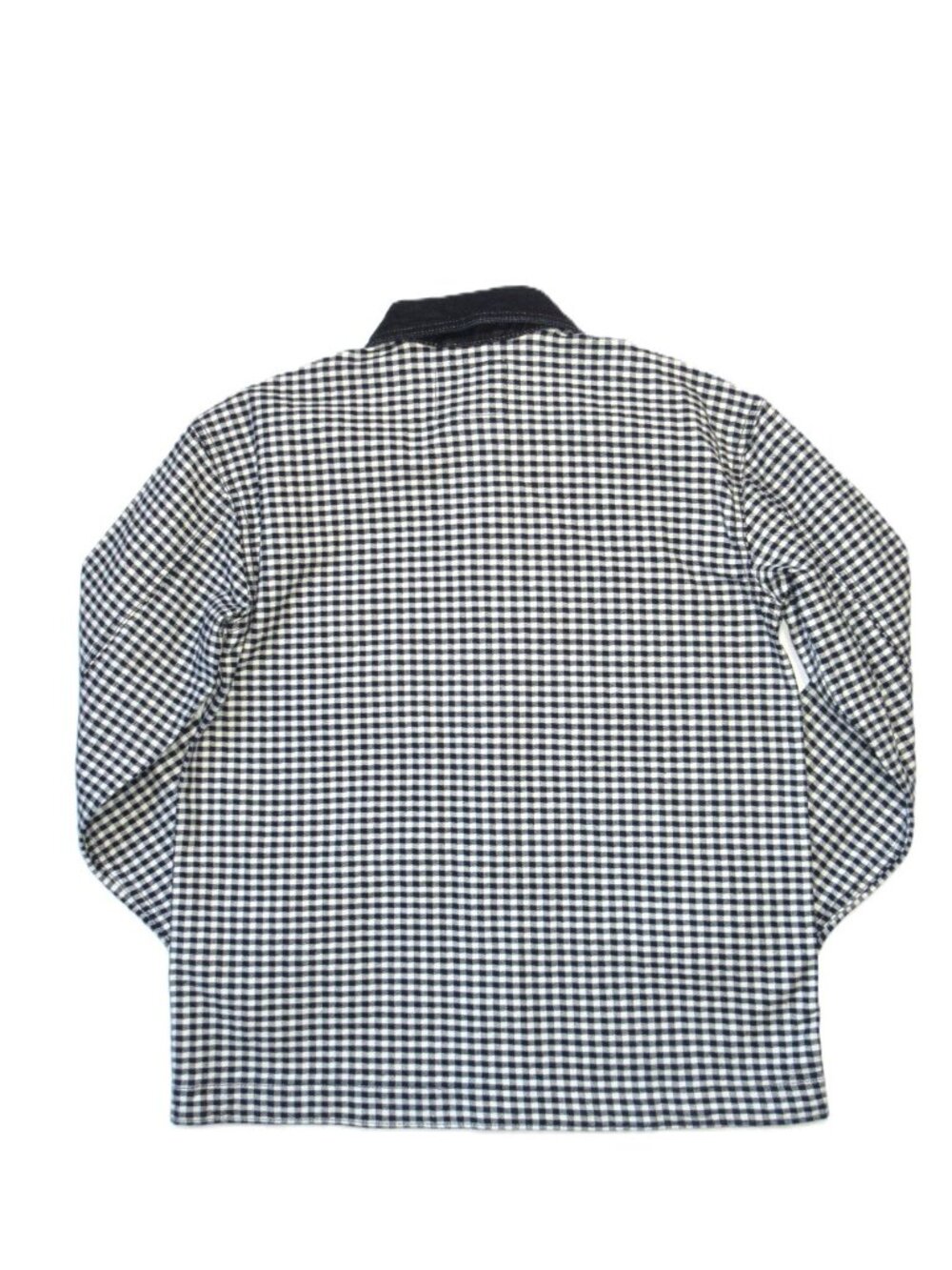 NWT Gap × DÔEN Gingham Denim Jacket in Blue Gingham Relaxed Fit Chore S - Picture 6 of 6